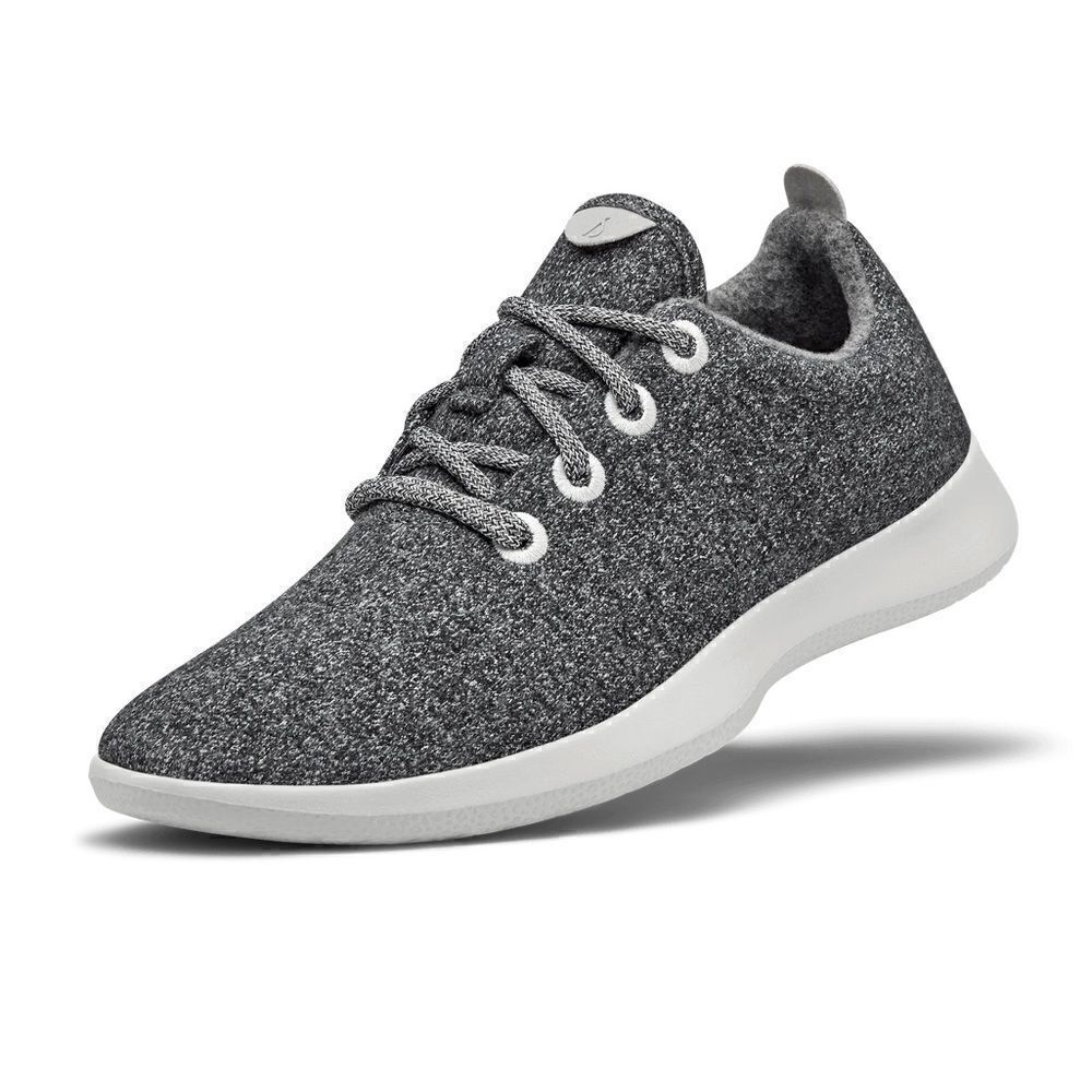 Women's Wool Runners Natural Grey 8
